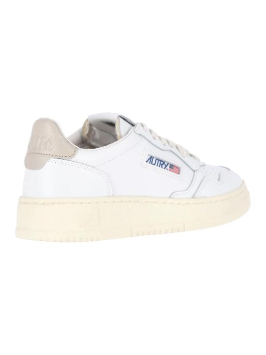 26FW 오트리 메달리스트 로우 레더 스니커즈 AULWLL27 WHITE - AUTRY