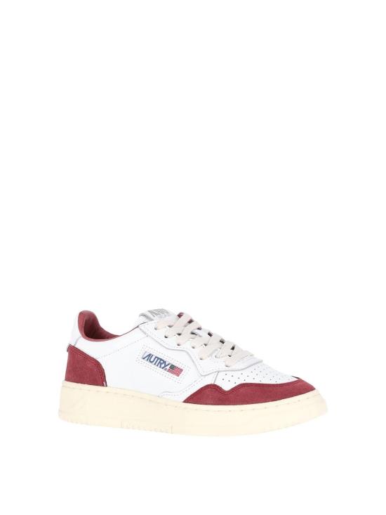 26FW 오트리 메달리스트 로우 레더 스니커즈 AULWFT20 WHITE - AUTRY