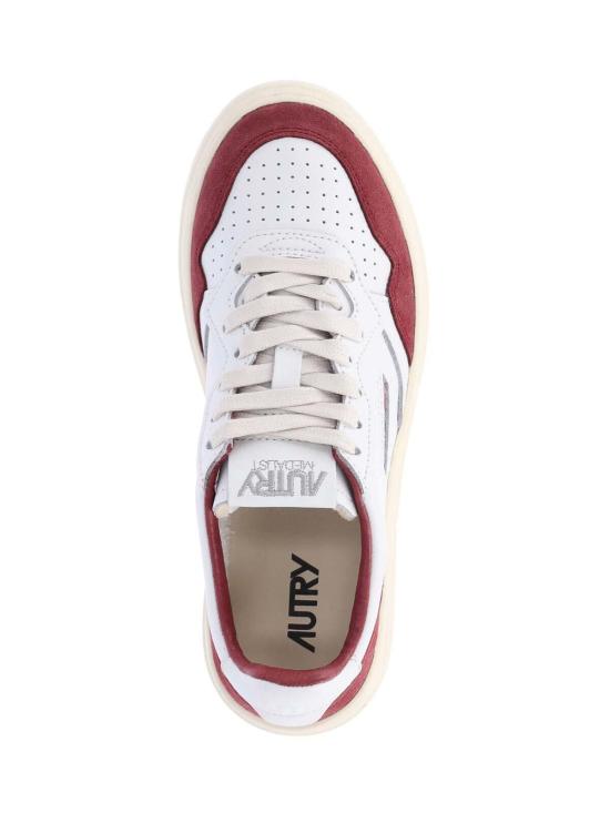 26FW 오트리 메달리스트 로우 레더 스니커즈 AULWFT20 WHITE - AUTRY