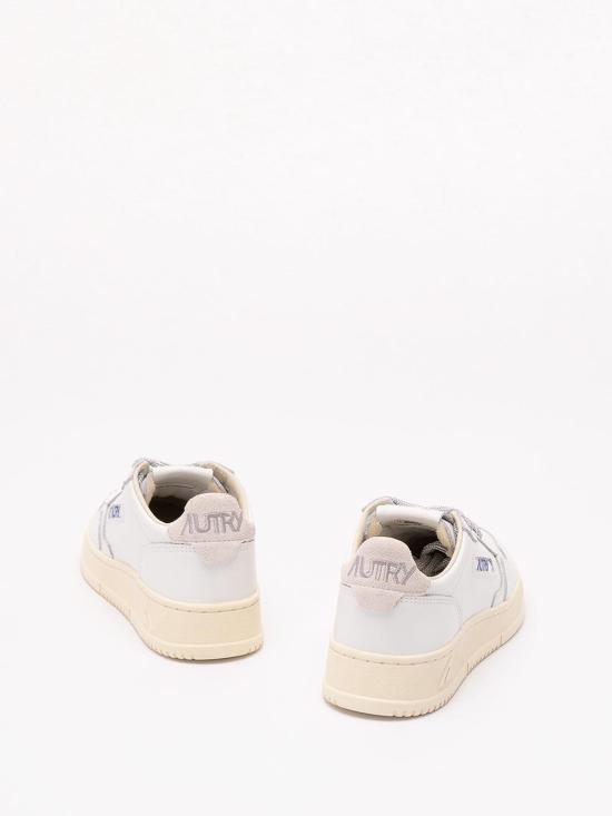 26FW 오트리 메달리스트 로우 레더 스니커즈 AULWSW03 WHITE - AUTRY