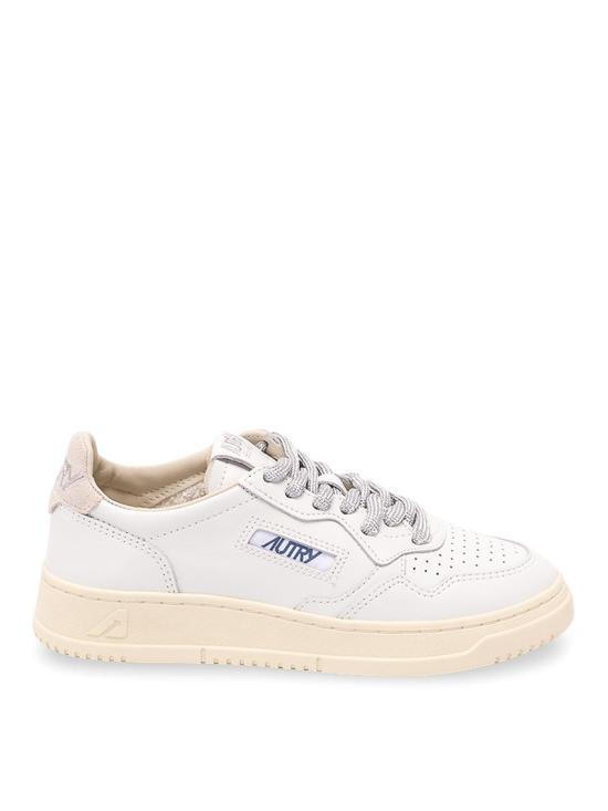 26FW 오트리 메달리스트 로우 레더 스니커즈 AULWSW03 WHITE