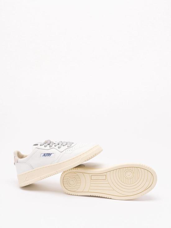 26FW 오트리 메달리스트 로우 레더 스니커즈 AULWSW03 WHITE - AUTRY