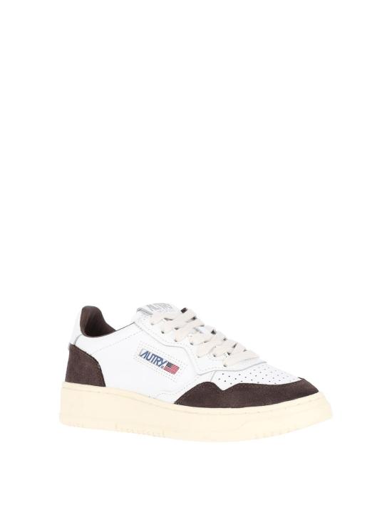 26FW 오트리 메달리스트 로우 레더 스니커즈 AULWFT19 WHITE - AUTRY