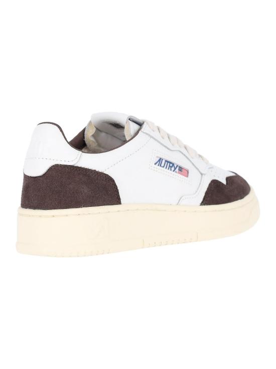 26FW 오트리 메달리스트 로우 레더 스니커즈 AULWFT19 WHITE - AUTRY