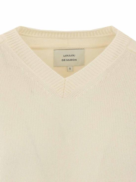 26FW 루루 스튜디오 탑 ANZORLDSIVORY White - LOULOU STUDIO