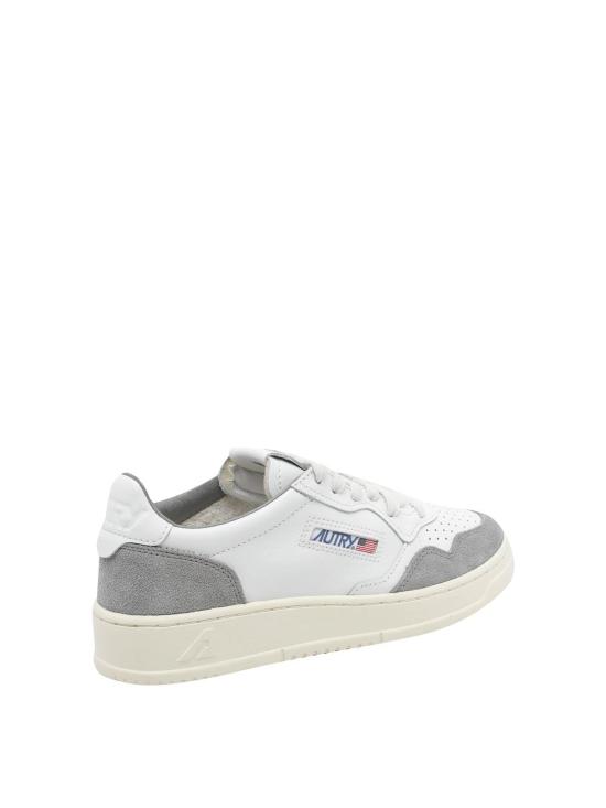 26FW 오트리 메달리스트 로우 레더 스니커즈 AULWFT15 WHITE - AUTRY