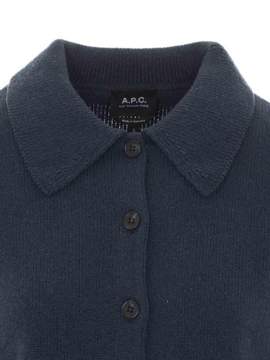 26FW 아페쎄 가디건 WOASXF22368IAK Blue - A.P.C.