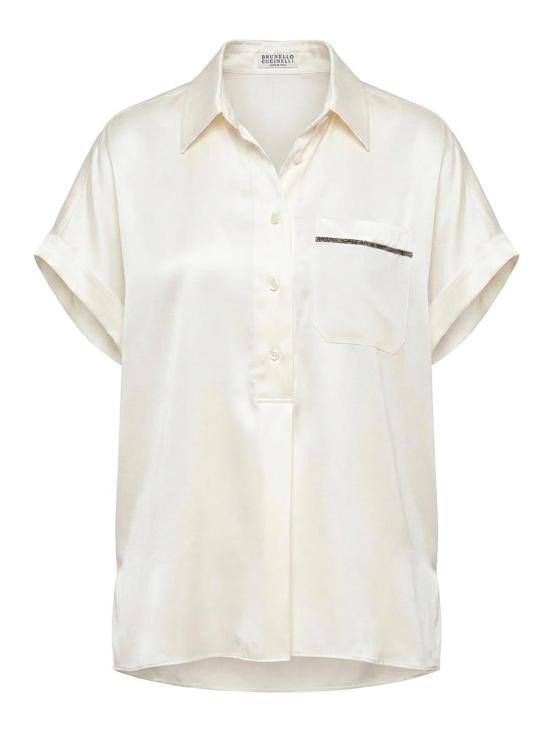 26FW 브루넬로 쿠치넬리 블라우스 M0C59B1O05C600 Beige