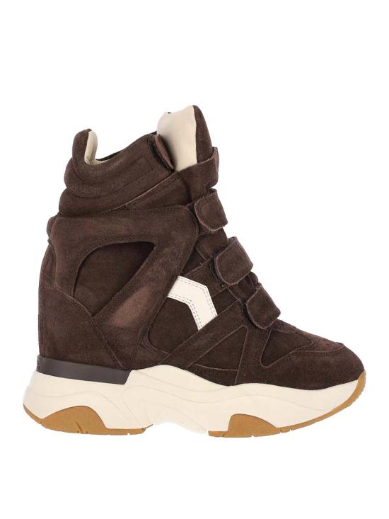 26FW 이자벨마랑 발스키 스웨이드 웨지 스니커즈 BK0009FAB4E10SCLMW BROWN