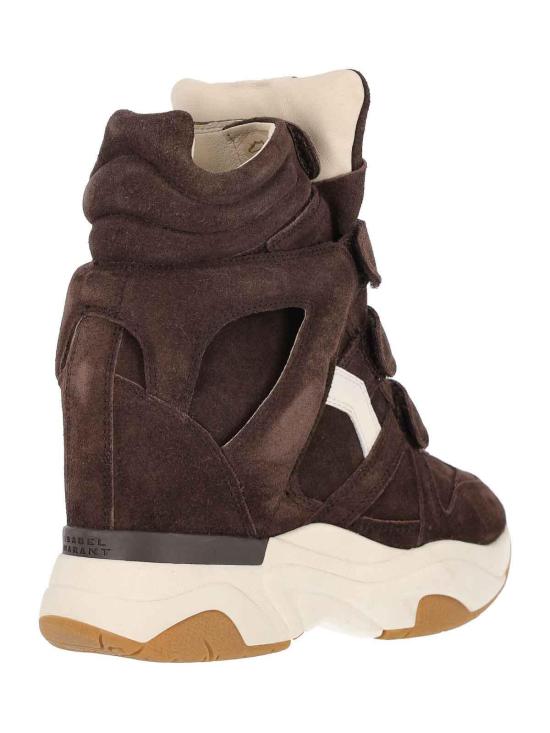 26FW 이자벨마랑 발스키 스웨이드 웨지 스니커즈 BK0009FAB4E10SCLMW BROWN - ISABEL MARANT