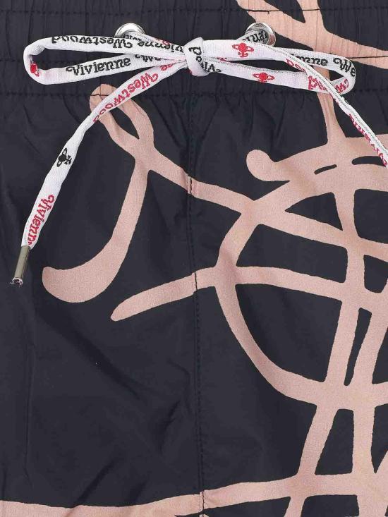 26SS 비비안웨스트우드 스윔팬츠 81010003W01FAN401 Black - VIVIENNE WESTWOOD
