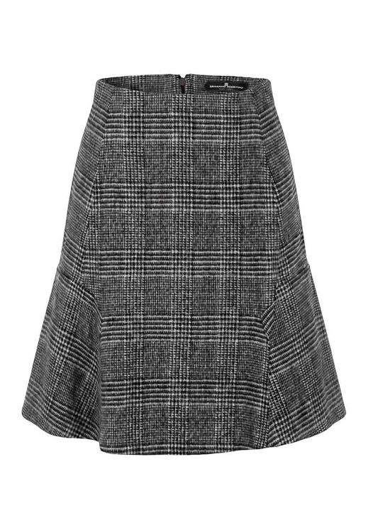 26FW 에르마노 설비노 미디 스커트 D492O368ZLDG4900 Light Grey