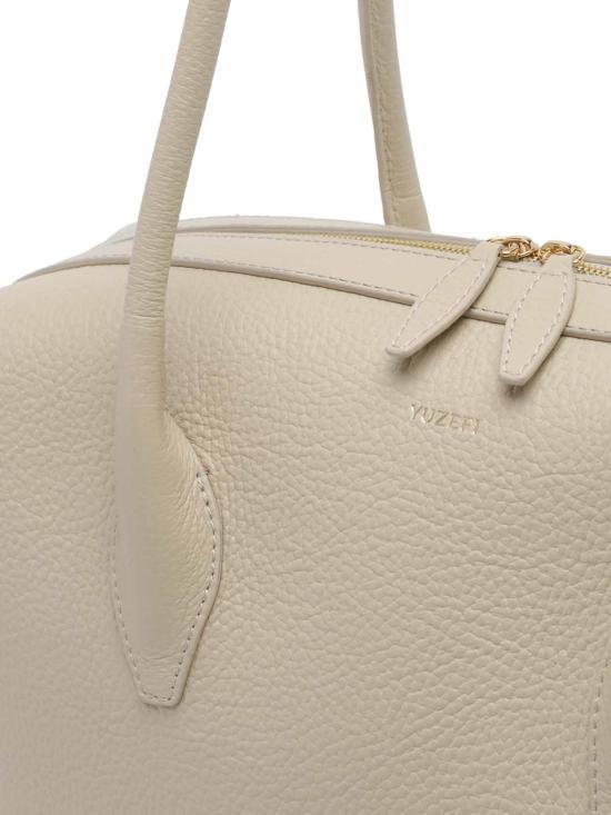26FW 유제피 캐리어 BRIOCHEDUFFLEPEBBLEGRAINLEATHERL066 Beige - YUZEFI