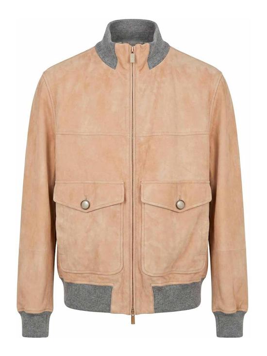 26FW 브루넬로 쿠치넬리 봄버 자켓 MPCLF2085CJB23 Beige