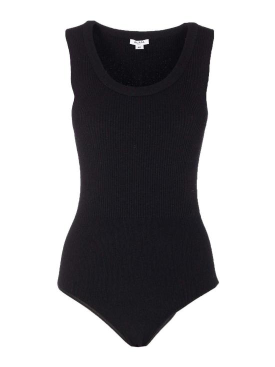 26SS 알라이아 민소매 티셔츠 AA9B0353K017A995 Black