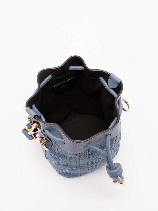 26FW 펜디 몬트레조 미니 버킷백 8BS109AY6GF1X82 Blue - FENDI
