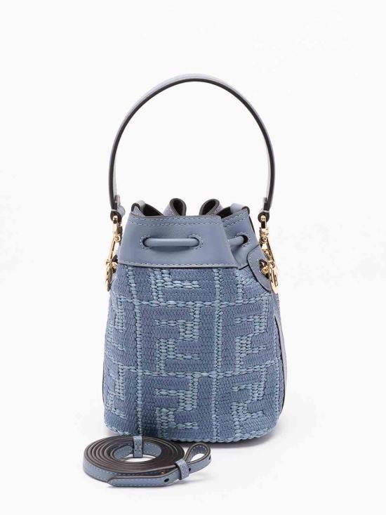 26FW 펜디 몬트레조 미니 버킷백 8BS109AY6GF1X82 Blue - FENDI