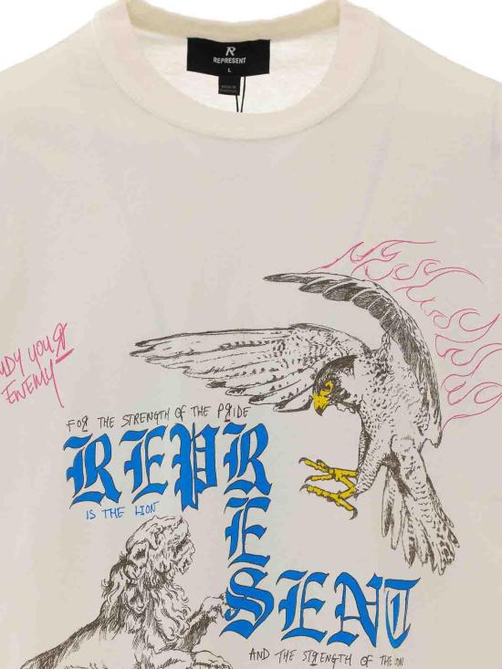 26FW 리프레젠트 반팔 티셔츠 MLM10118872 White - REPRESENT