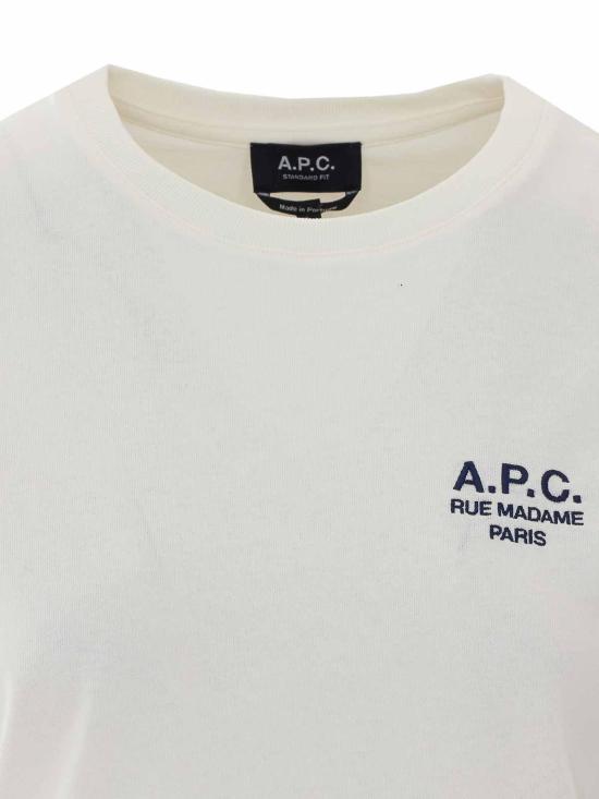 26FW 아페쎄 반팔 티셔츠 COHBUF26610TAE White - A.P.C.