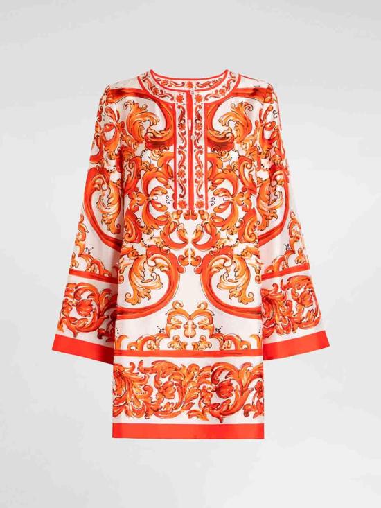 26FW 돌체앤가바나 미디 스커트 F61A2TGDDRES9000 White - DOLCE & GABBANA