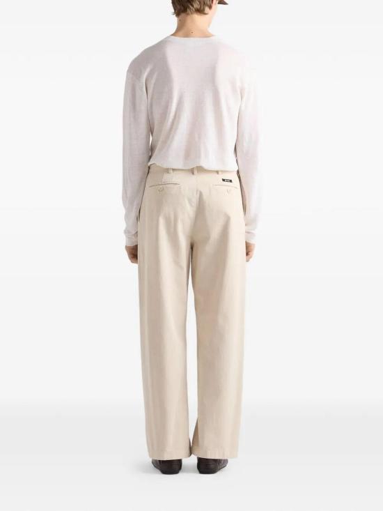 26FW 프라다 팬츠 UP0434192ASOOOF0036 LIGHT BEIGE - PRADA
