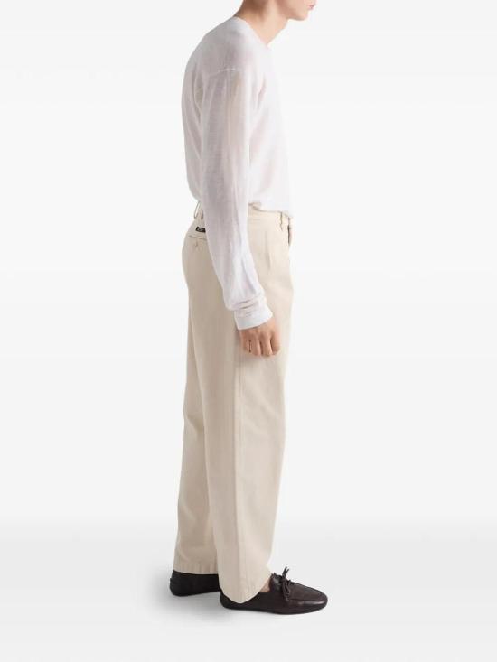 26FW 프라다 팬츠 UP0434192ASOOOF0036 LIGHT BEIGE - PRADA