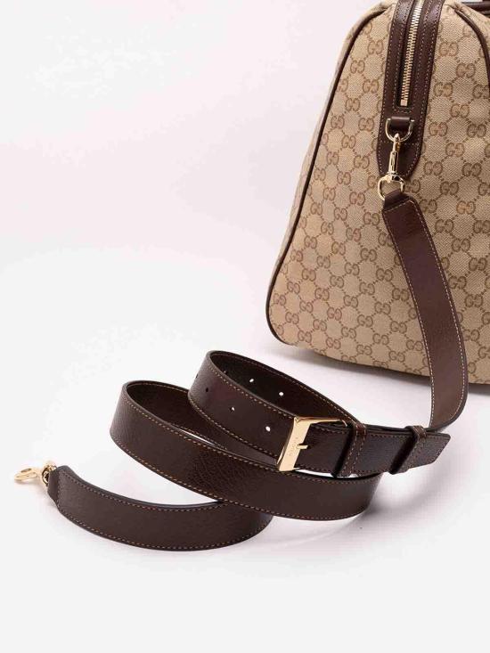 26FW 구찌 웹 미디엄 GG 더플백 875059FAF798547 Beige - GUCCI