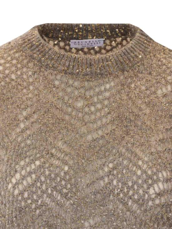 26FW 브루넬로 쿠치넬리 탑 MRG562500CQC50 Grey - BRUNELLO CUCINELLI