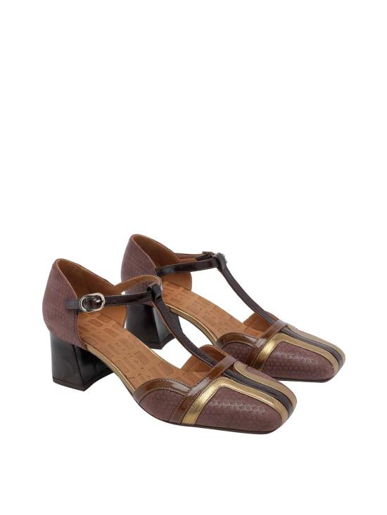 26FW 치에 미하라 힐/펌프스 VOLAI49KAZARCASTANO BROWN - CHIE MIHARA