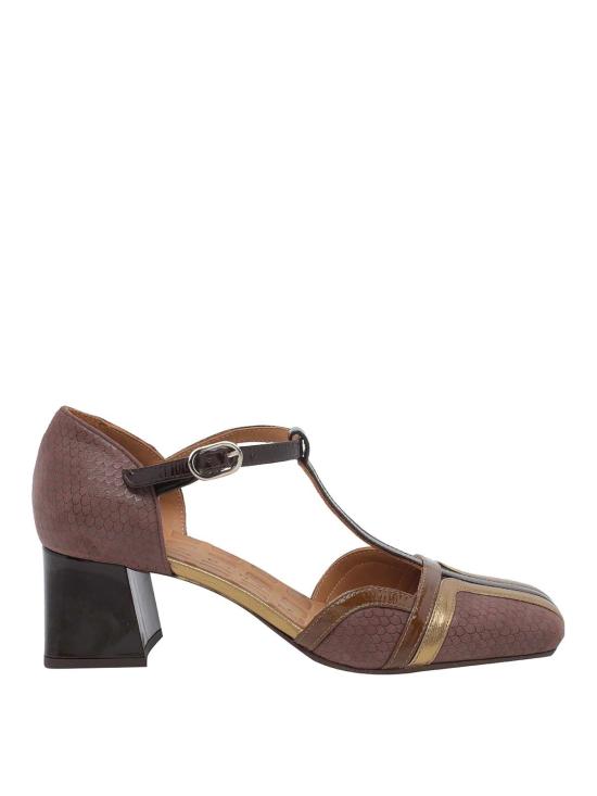 26FW 치에 미하라 힐/펌프스 VOLAI49KAZARCASTANO BROWN