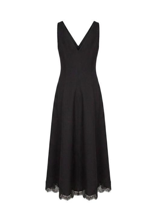 26FW 발렌티노 가라바니 미디 스커트 9B3VAL051CF0NO Black - VALENTINO GARAVANI