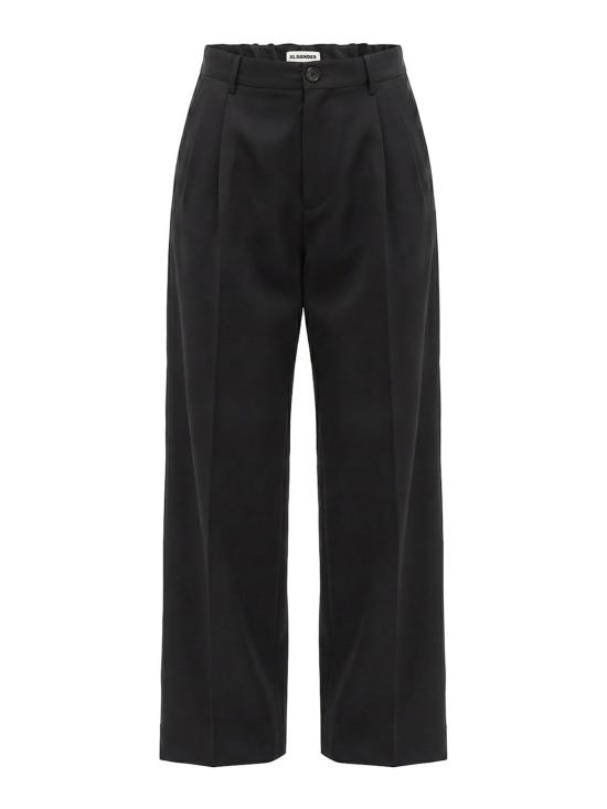 26FW 질샌더 팬츠 J02KA0432J40002001 Black