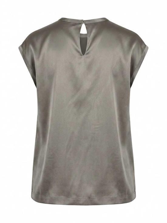 26FW 브루넬로 쿠치넬리 블라우스 M0C59B1O10C983 Grey - BRUNELLO CUCINELLI