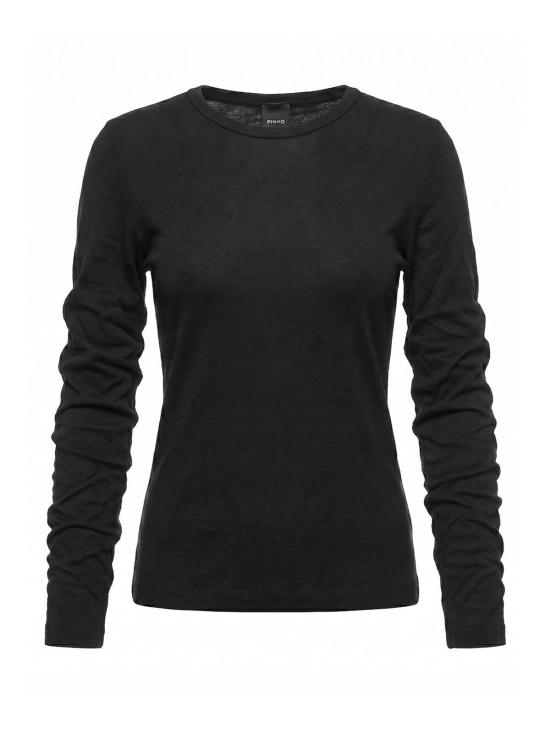 26FW 핑코 탑 107317A3H0Z99 Black