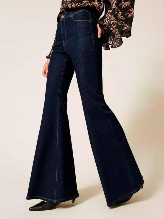 26FW 트윈셋 플레어 팬츠 262TP290001313 Dark Wash - TWINSET