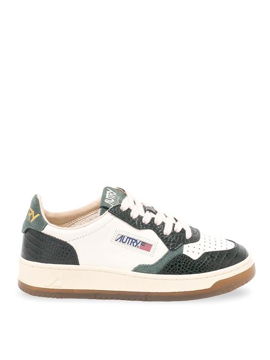 26FW 오트리 메달리스트 로우 레더 스니커즈 AULWCZ02 GREEN