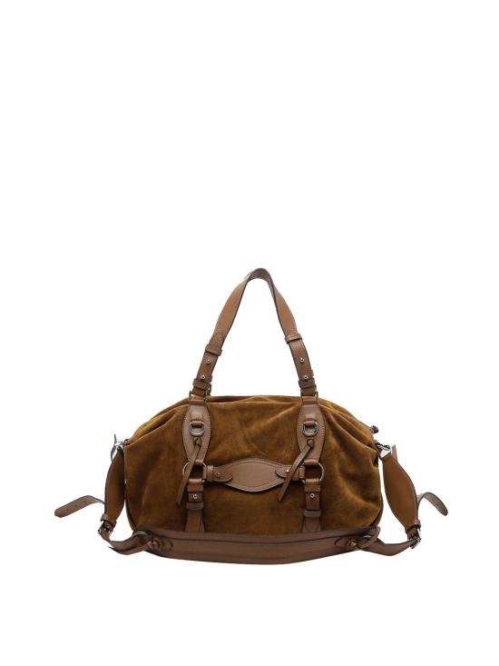 26FW 이자벨마랑 틸파 레더 앤 스웨이드 카프스킨 핸드백 PP0507FAD2C28M50CO BROWN - ISABEL MARANT