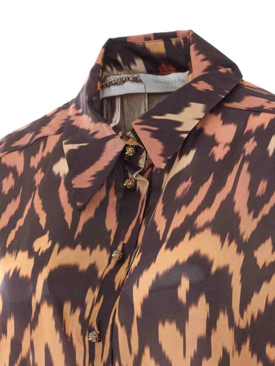 26FW 짐머만 셔츠 8466TSS261 Brown - ZIMMERMANN