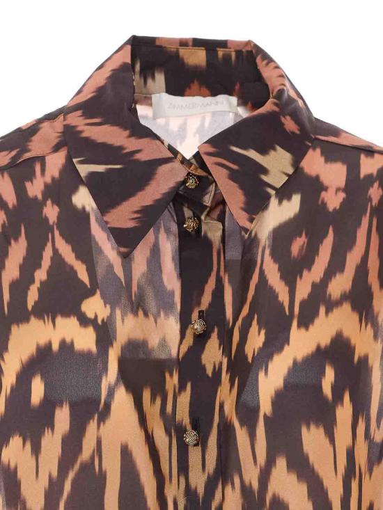 26FW 짐머만 셔츠 8466TSS261 Brown - ZIMMERMANN