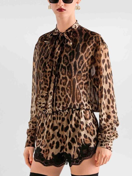 26FW 돌체앤가바나 셔츠 F5T27TIS1DYHY13M Brown - DOLCE & GABBANA