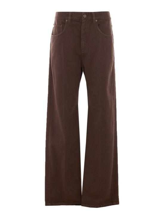 26FW 브루넬로 쿠치넬리 컨템포러리 루즈 데님 팬츠 M0H81P5568C4299 Brown