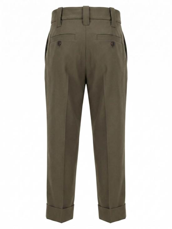 26FW 브루넬로 쿠치넬리 팬츠 MB199P9357C3998 Dark Green - BRUNELLO CUCINELLI