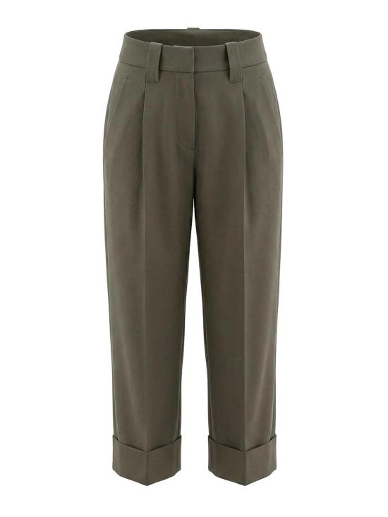 26FW 브루넬로 쿠치넬리 팬츠 MB199P9357C3998 Dark Green
