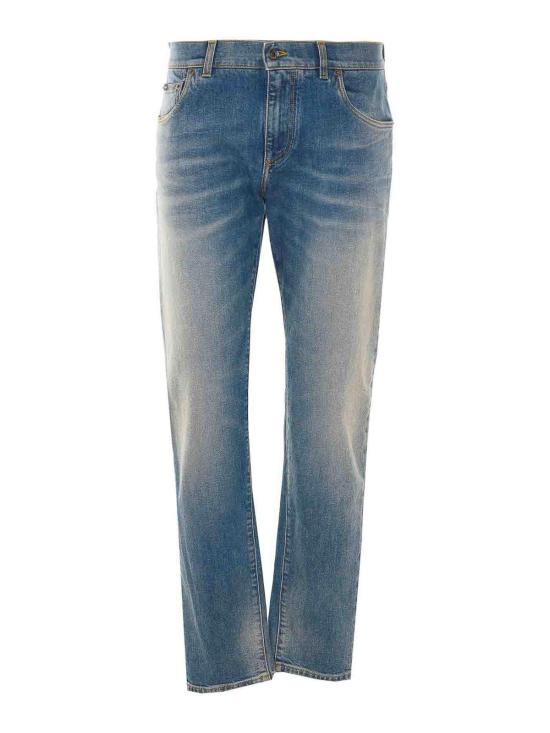 26FW 돌체앤가바나 스트레이트 팬츠 GY07CDG8PO4S9001 BLUE