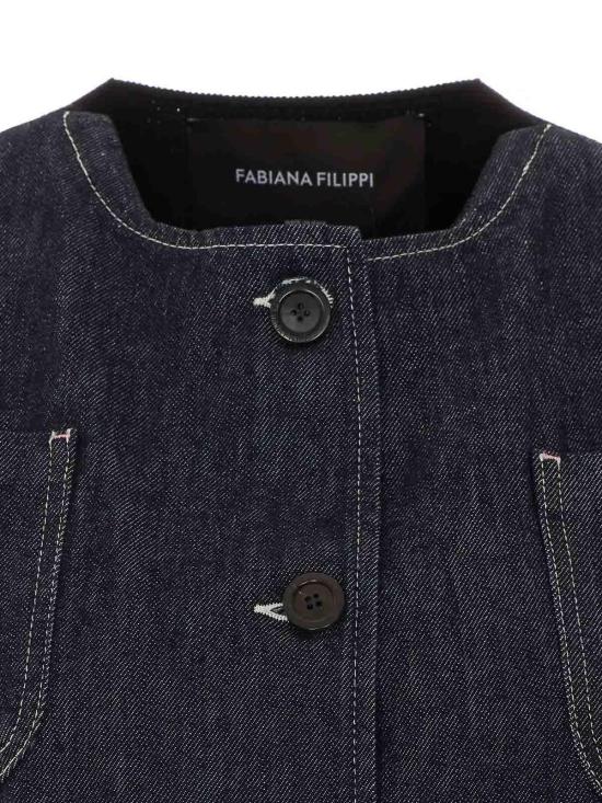 26FW 파비아나 필리피 자켓 GCD216F160M358VR1 Blue - FABIANA FILIPPI