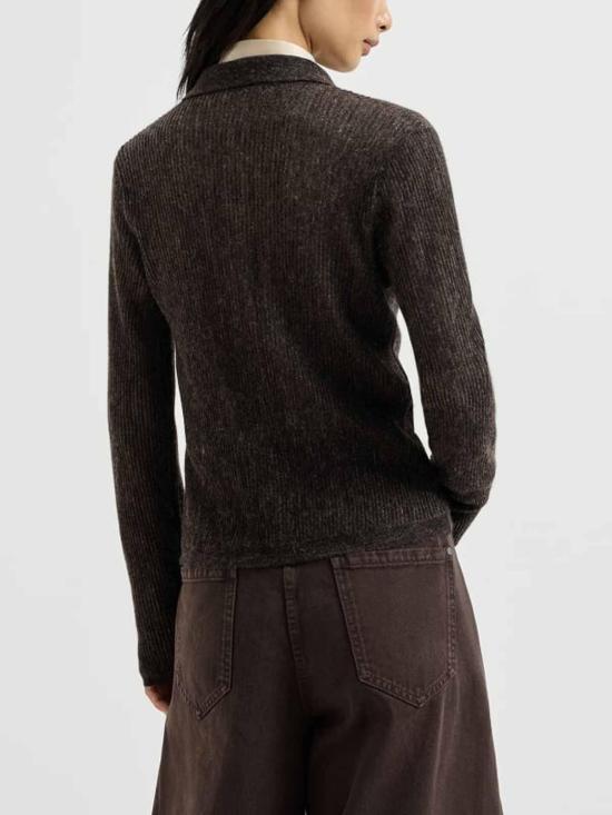 26FW 브루넬로 쿠치넬리 가디건 MFR493706CHL46 Brown - BRUNELLO CUCINELLI