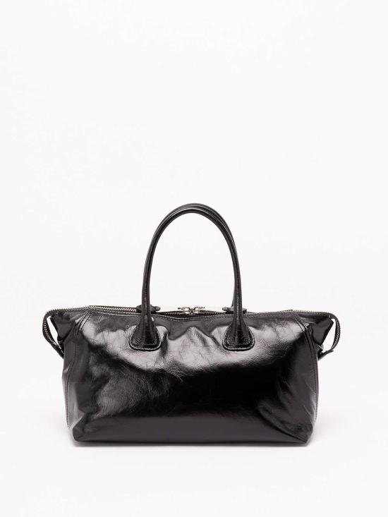 26FW 미우미우 샤이니 레더 백 5BA3352A44VOOOF0002 BLACK - MIU MIU