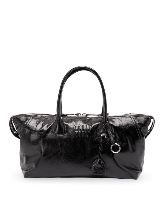 26FW 미우미우 샤이니 레더 백 5BA3352A44VOOOF0002 BLACK