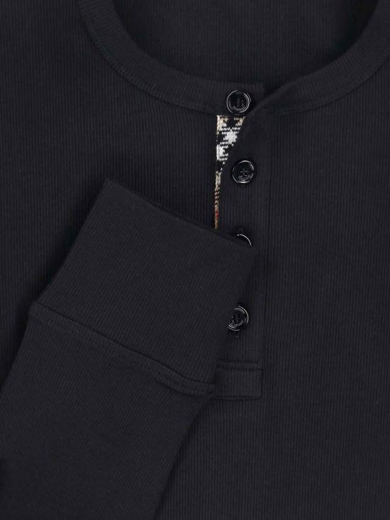 26FW 버버리 반팔 티셔츠 8123999 Black - BURBERRY