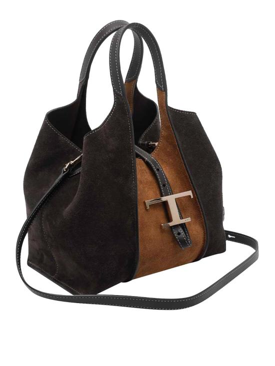 26FW 토즈 T 타임리스 미니 토트백 XBWTSBA9100VJ06L62 Brown - TODS